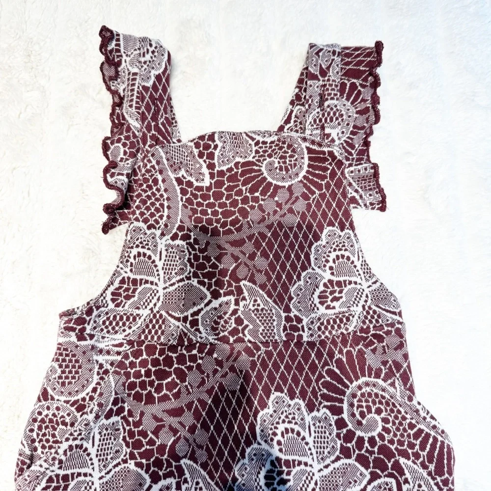 Blaa Lace Floral Print Coveralls 18-24 Months